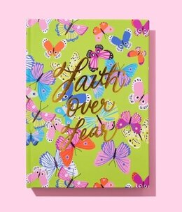 taylor elliott designs Faith Over Fear Notebook