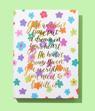 taylor elliott designs God & Dreams Floral Notebook