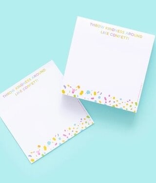 taylor elliott designs Confetti Sticky Note Cube