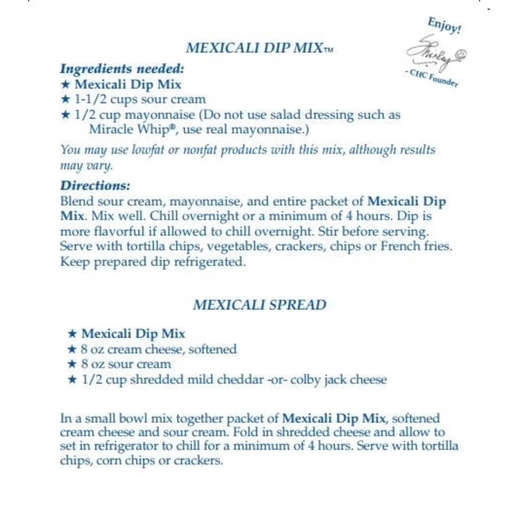 m. lynne designs mexicali dip