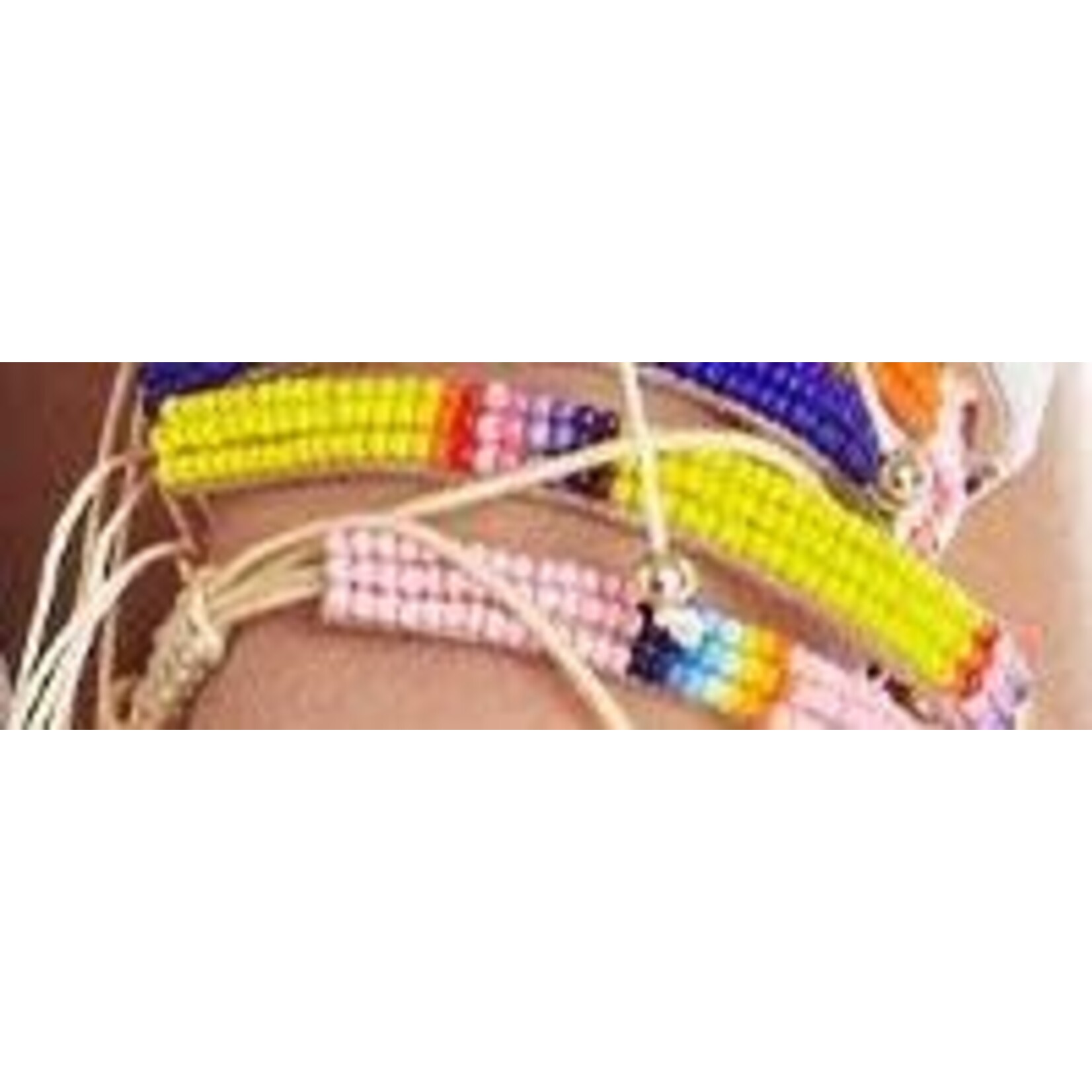 m. lynne designs beaded adjustable bracelet