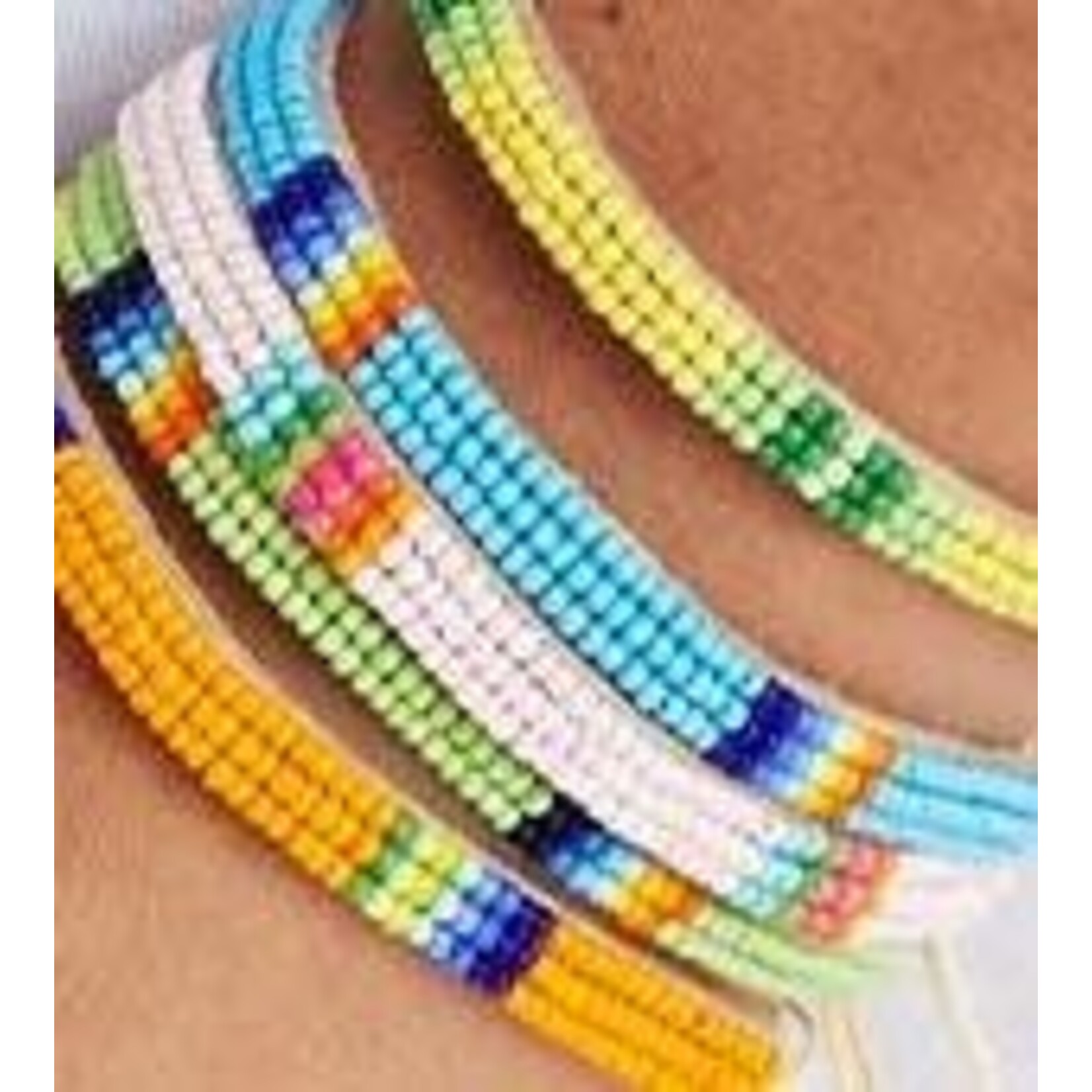 m. lynne designs beaded adjustable bracelet