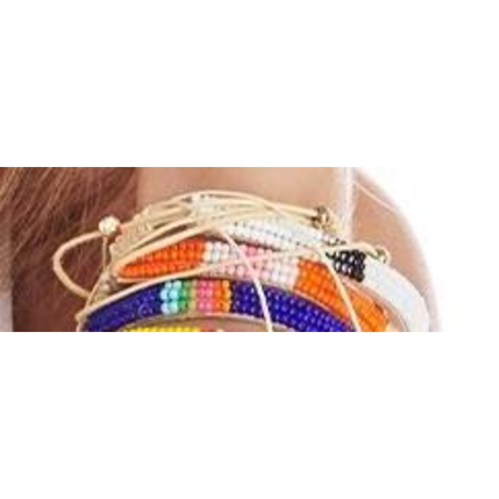 m. lynne designs beaded adjustable bracelet