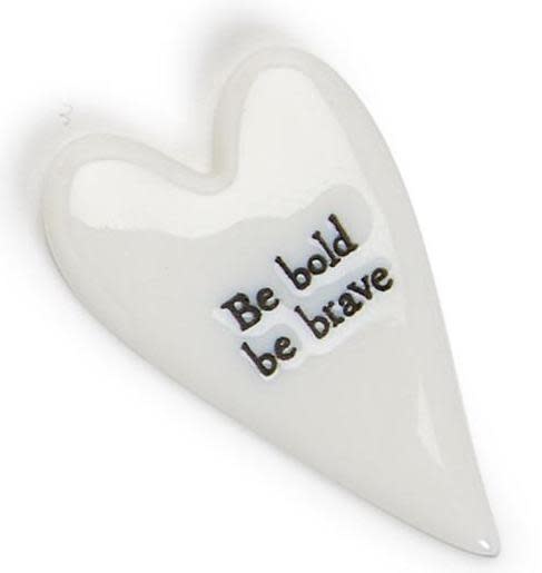 available at m. lynne designs Heart Pebble Token