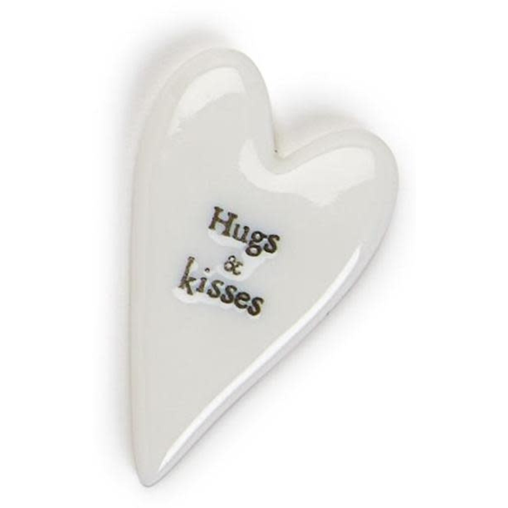 m. lynne designs heart pebble token