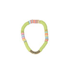 m. lynne designs lime katsuki and gold beads bracelet