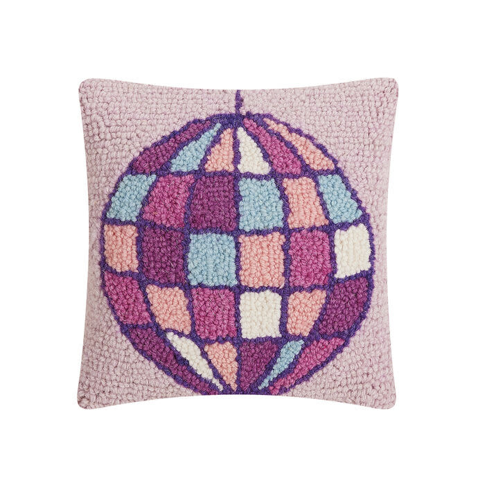 available at m. lynne designs Disco Ball Pillow