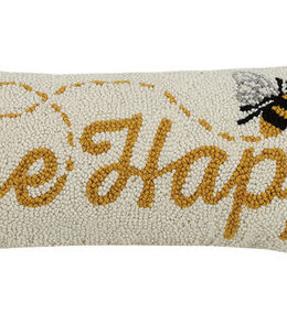 available at m. lynne designs Bee Happy Pillow