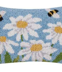 available at m. lynne designs Daisies & Bees Pillow