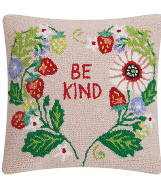 available at m. lynne designs Strawberry Garden Pillow