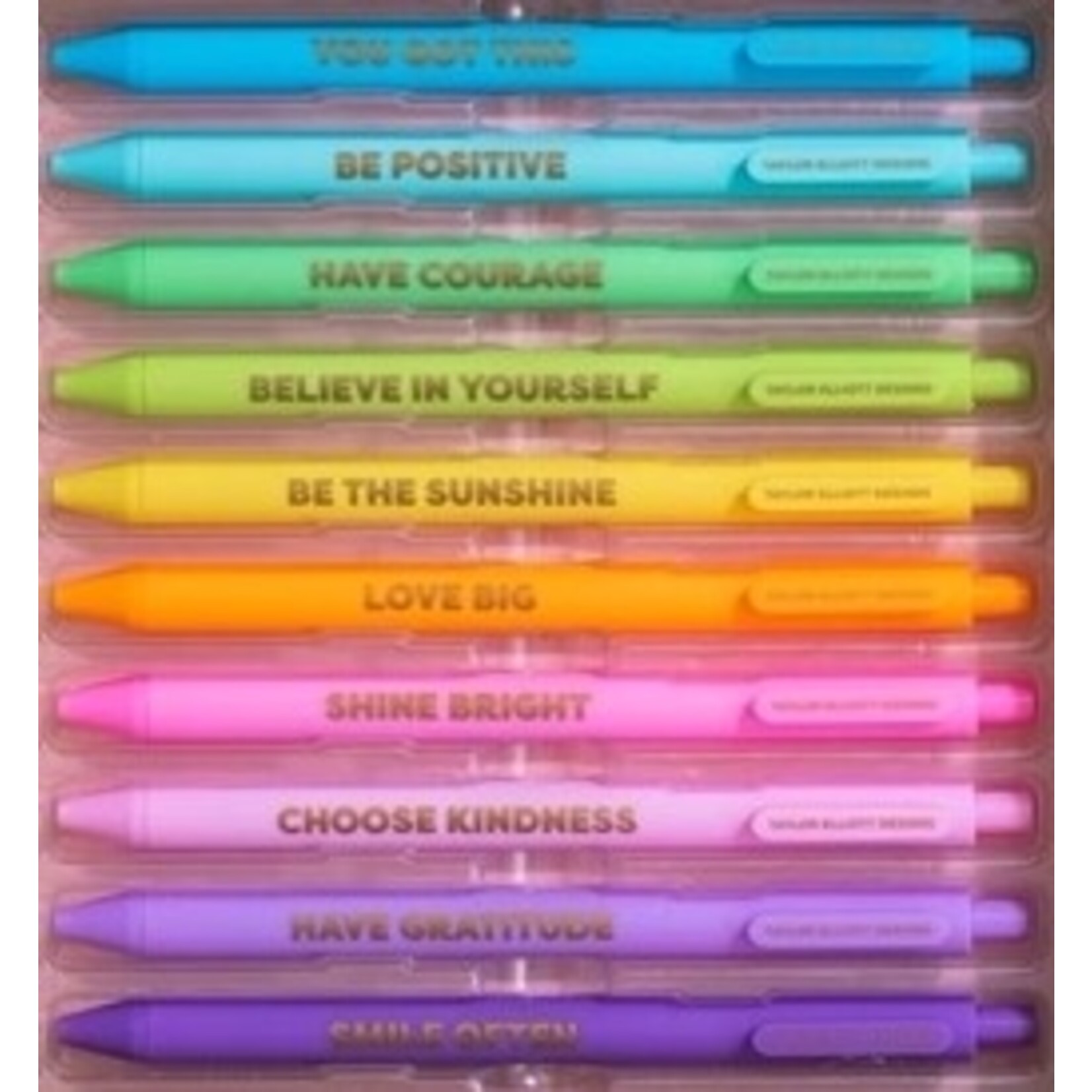 taylor elliott designs colored gel pen