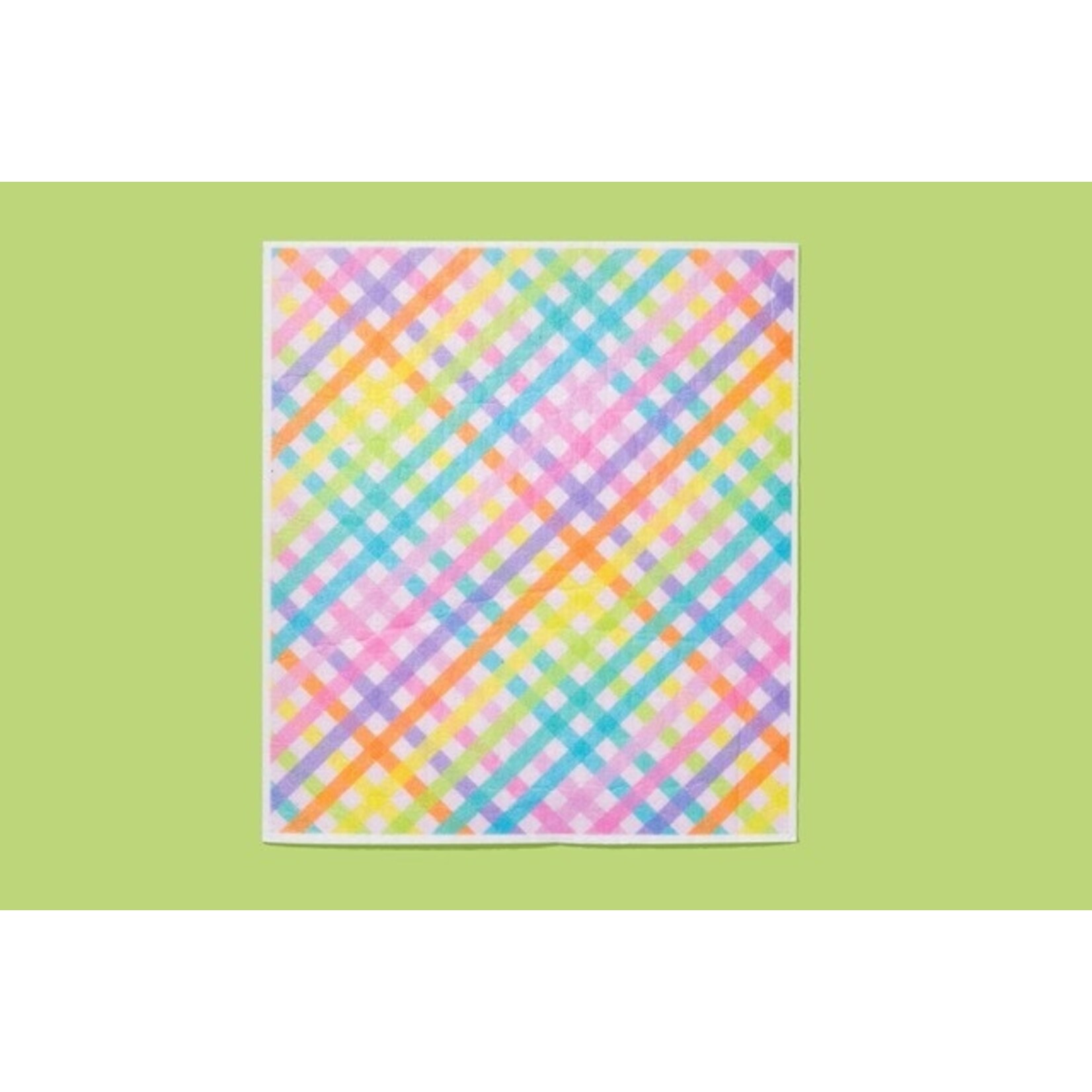 taylor elliott designs colorful gingham swedish dish cloth