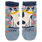 m. lynne designs ew people cat ankle socks