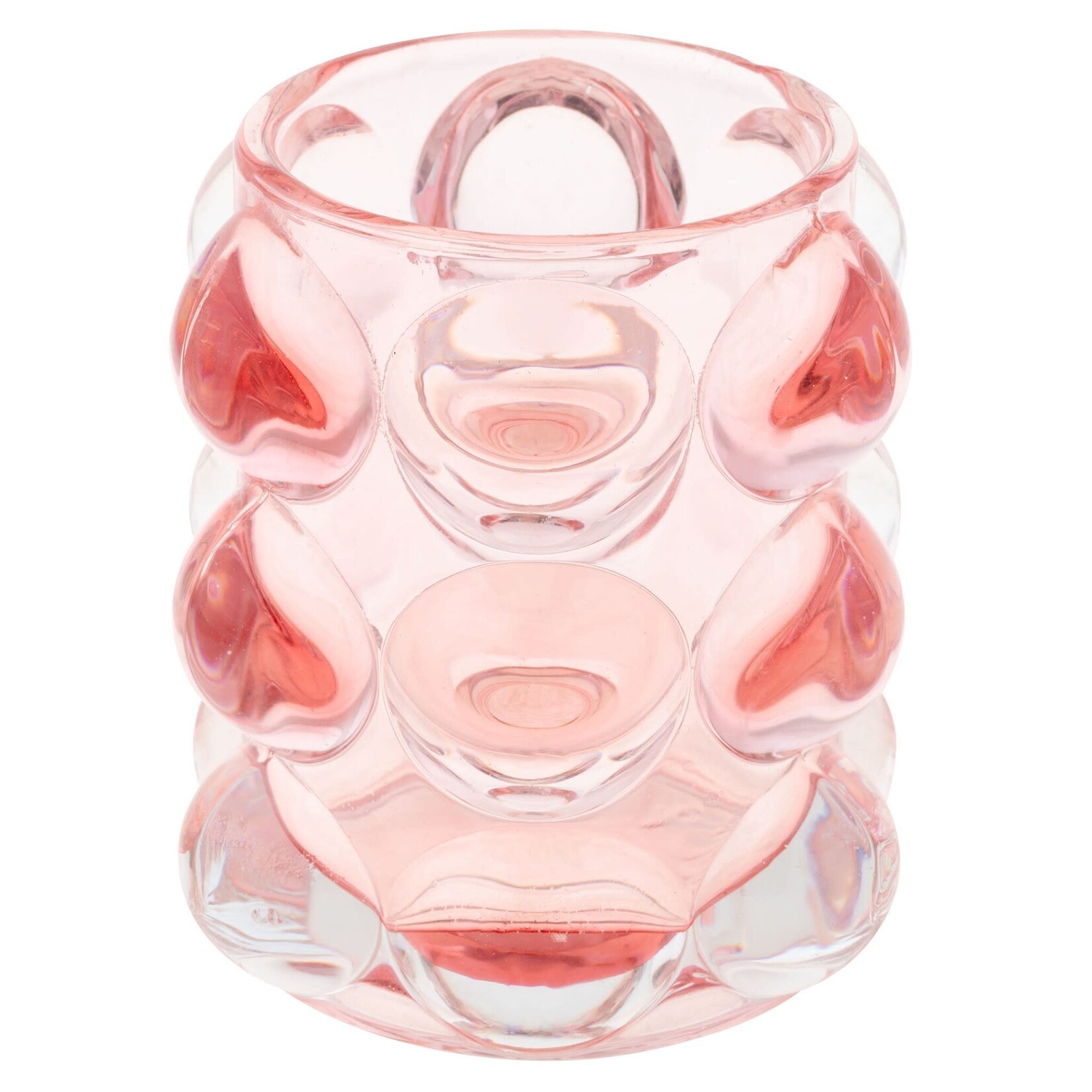 m. lynne designs blush hobnail votive