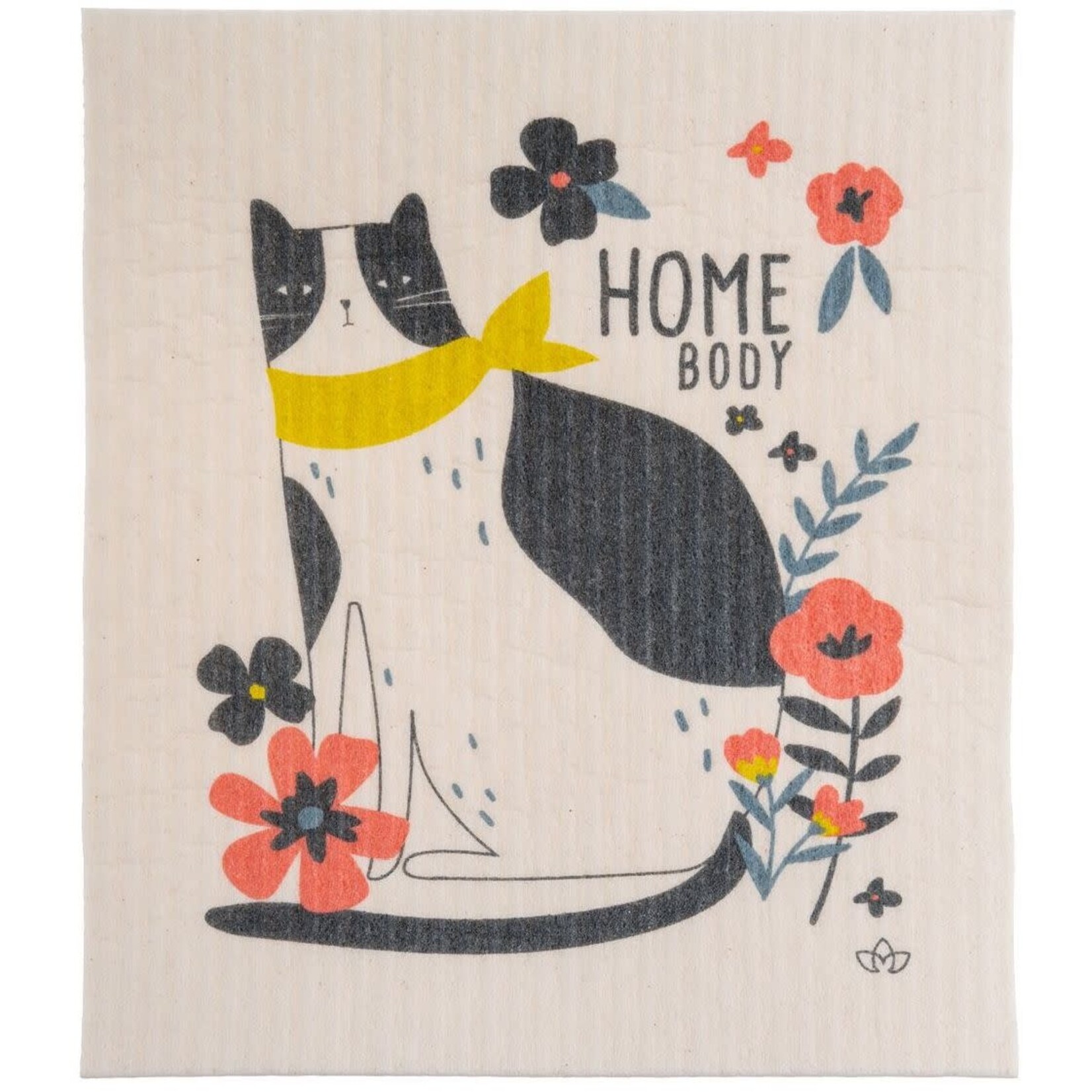 m. lynne designs cat home body swedish dishcloth
