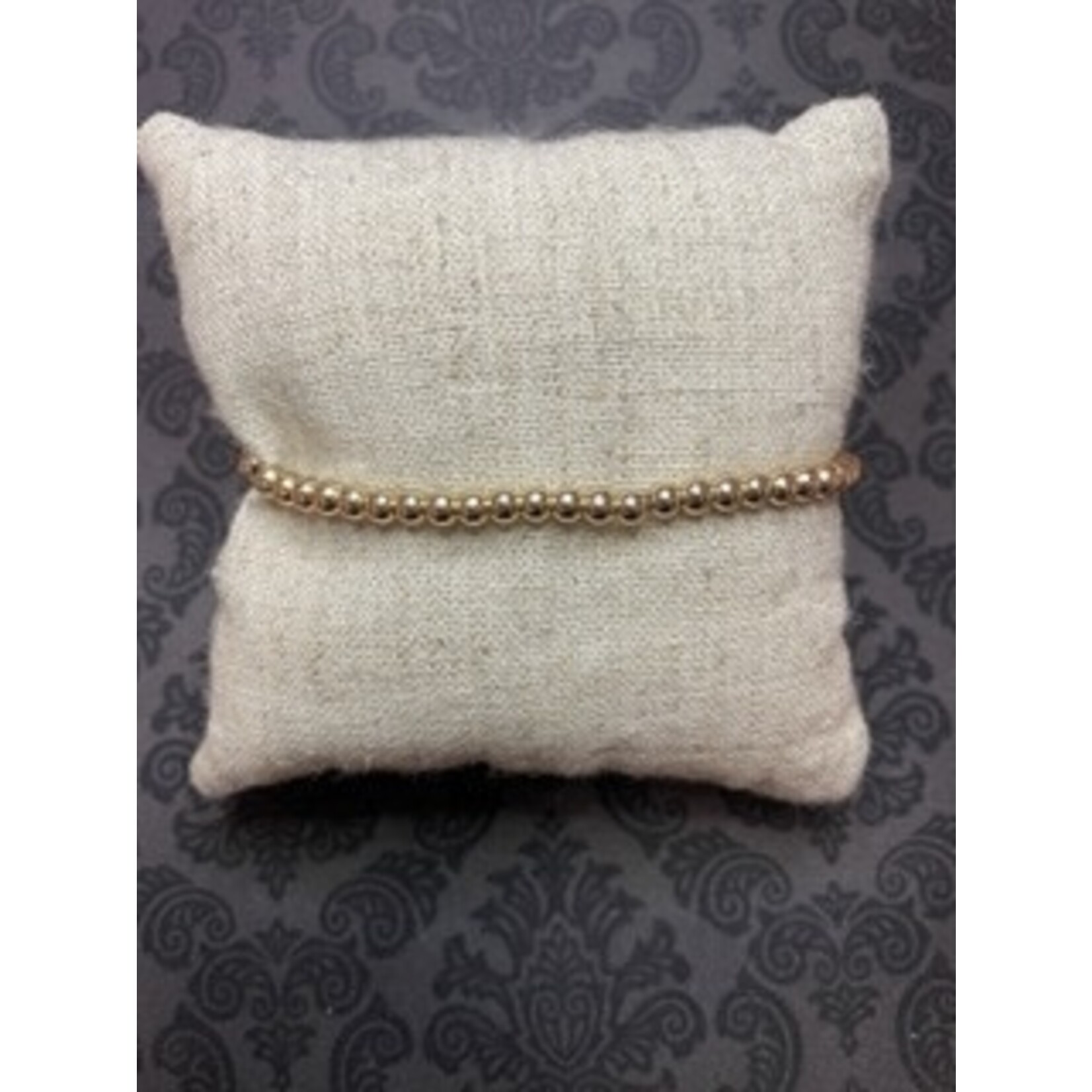 m. lynne designs gold bead bracelet