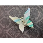 m. lynne designs mint butterfly claw clip