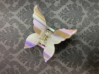 available at m. lynne designs Lavender Butterfly Claw Clip