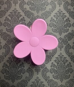 available at m. lynne designs Pink Flower Claw Clip