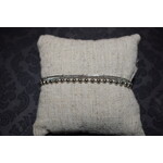 m. lynne designs triple silver with bead bracelet