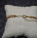 available at m. lynne designs Triple Gold Bracelet with Single Big Bead