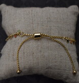 available at m. lynne designs Gold with Dots Bracelet
