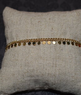 available at m. lynne designs Gold with Dots Bracelet