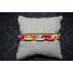 m. lynne designs multi-link and gold chain bracelet