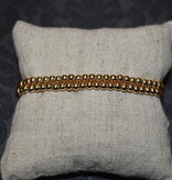 available at m. lynne designs Gold Bead Bracelet