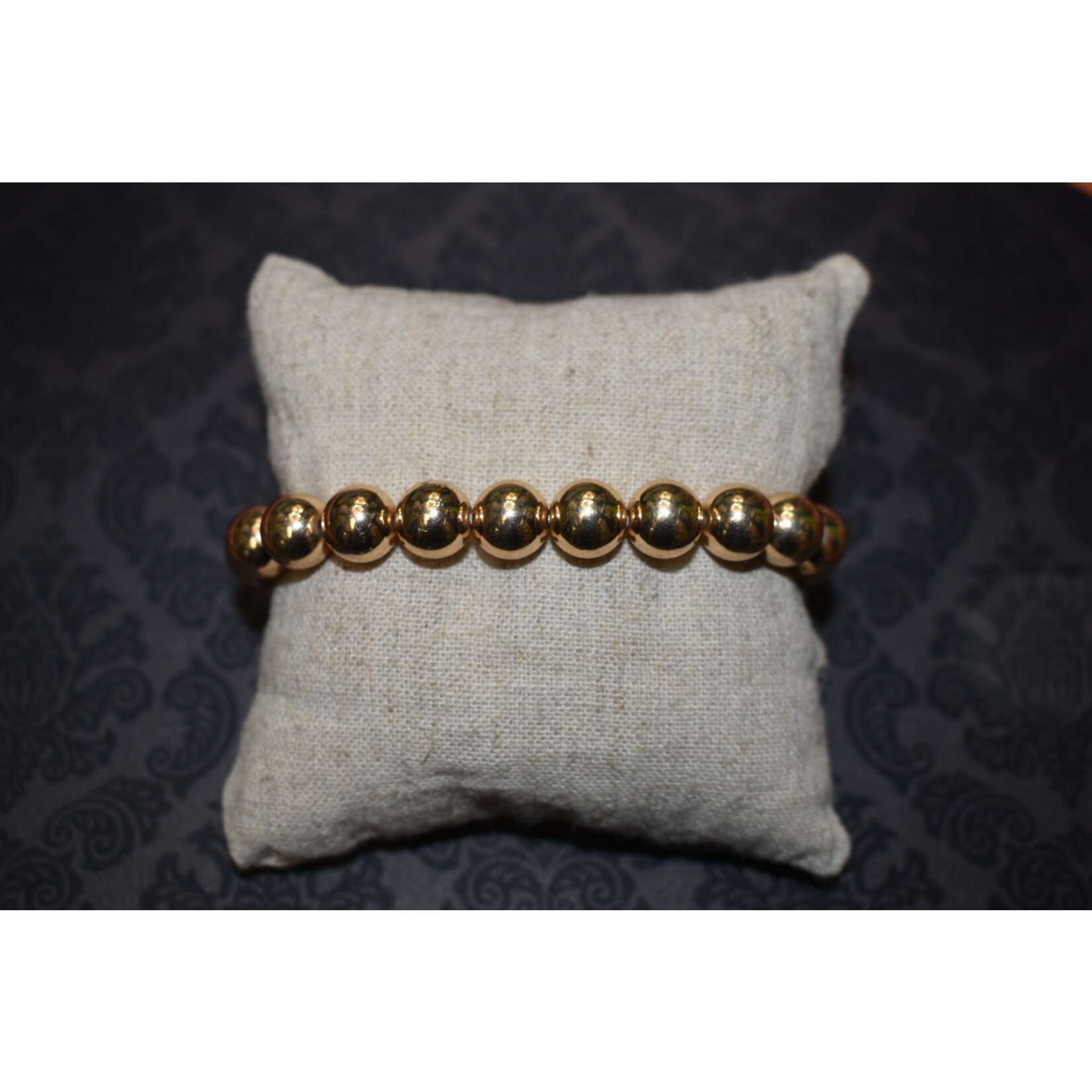 m. lynne designs gold bead bracelet