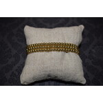 m. lynne designs small gold dipped bead bracelet