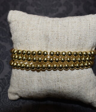 available at m. lynne designs Medium Gold Dipped Bead Bracelet