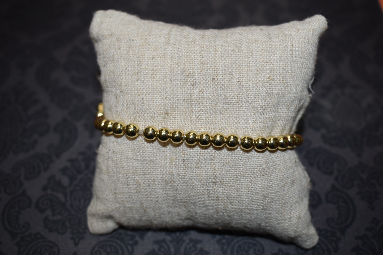 available at m. lynne designs Medium Gold Dipped Bead Bracelet