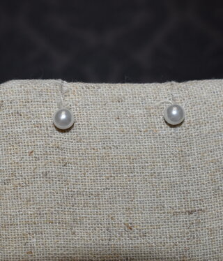 available at m. lynne designs Small Pearl Earring