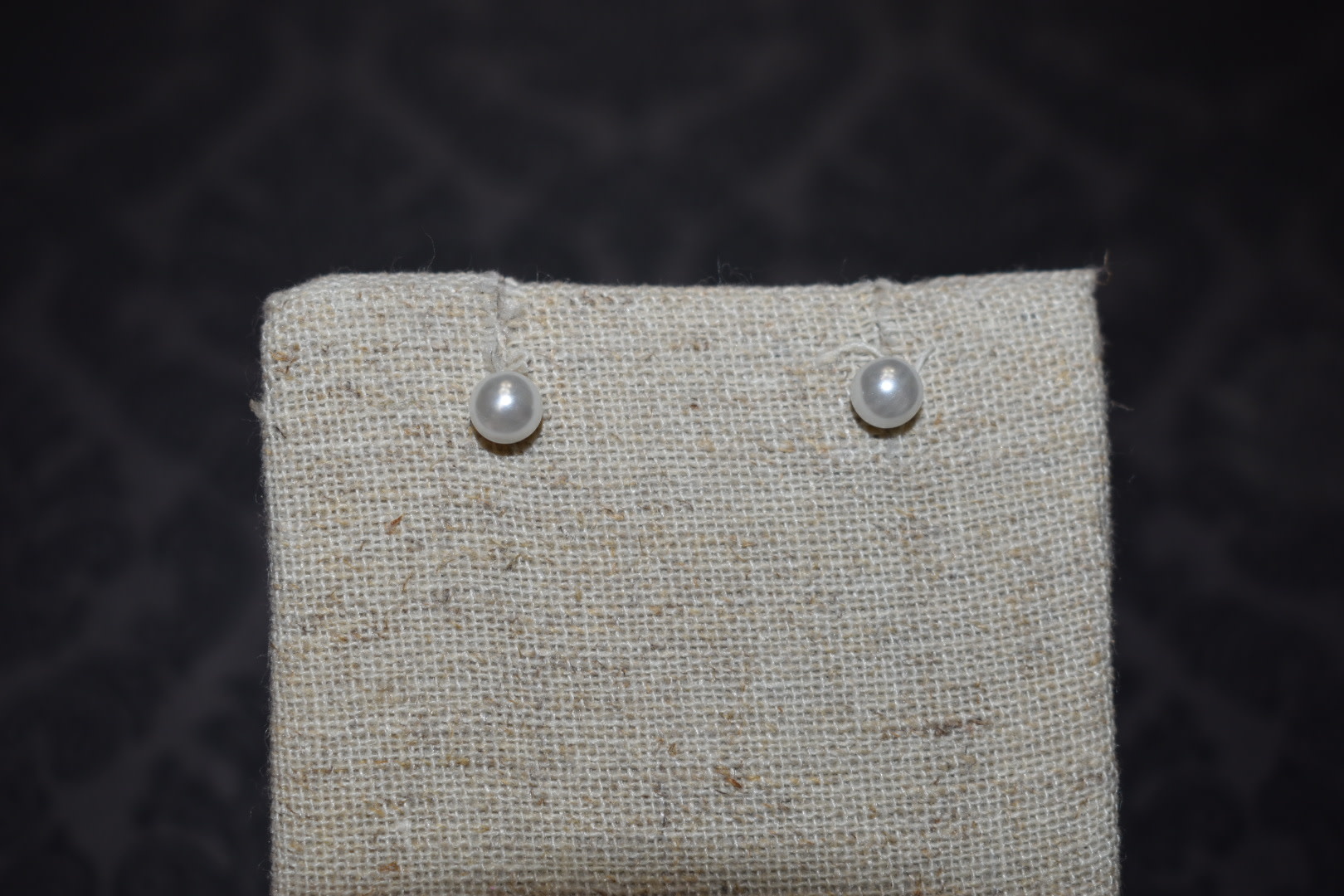 available at m. lynne designs Small Pearl Earring