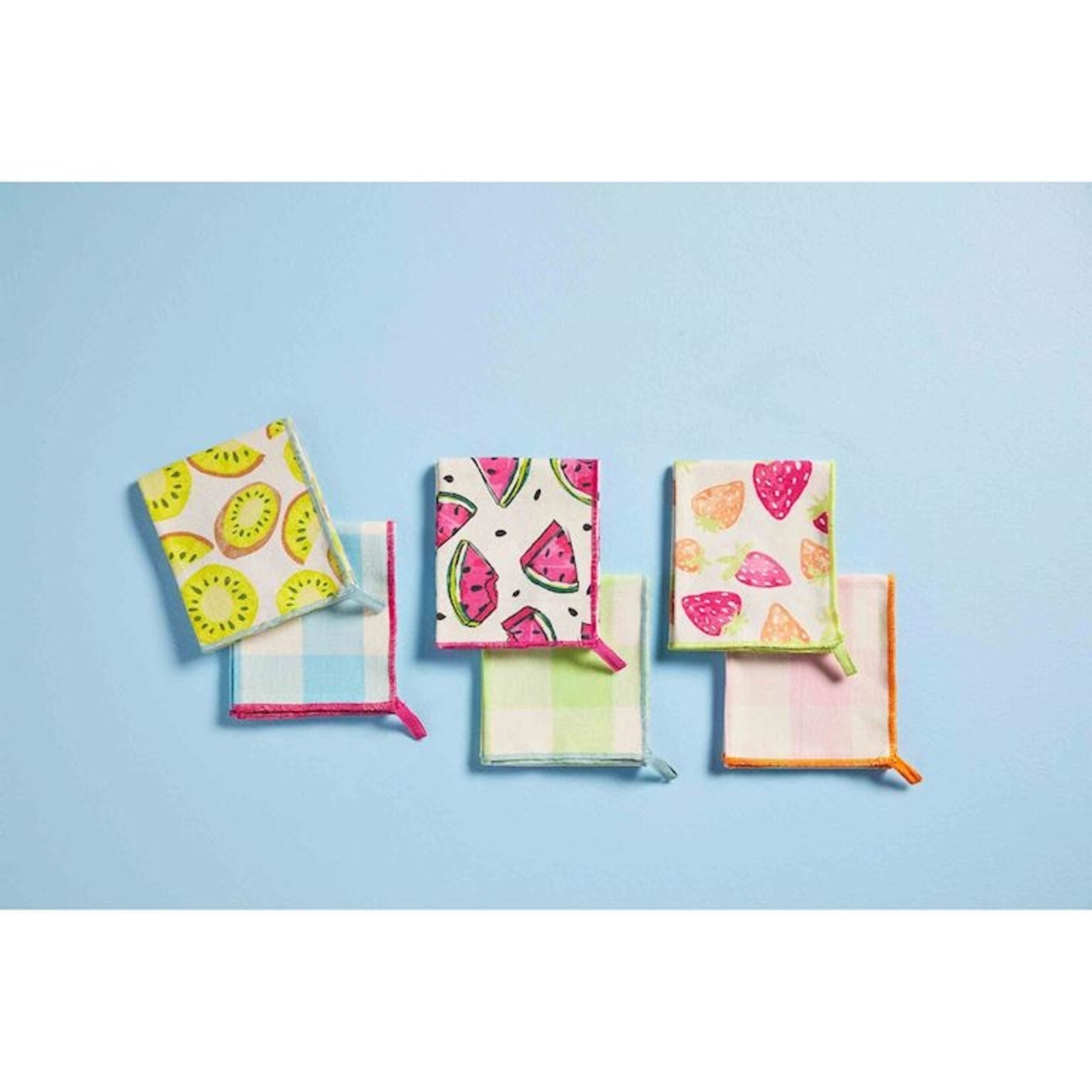 mud pie citrus colorful towel set