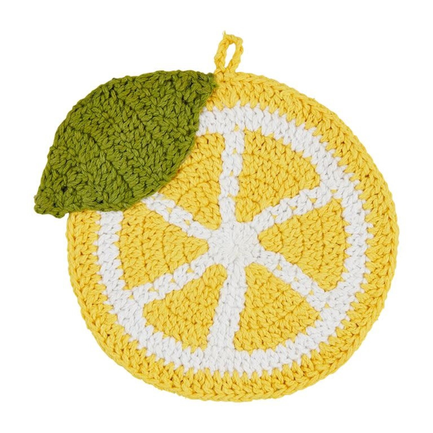 mud pie crochet citrus trivet