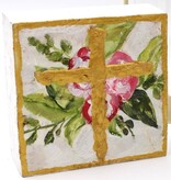 available at m. lynne designs Floral Cross Block