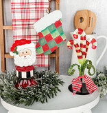 the round top collection Candy Cane Finial