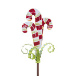 the round top collection candy cane finial