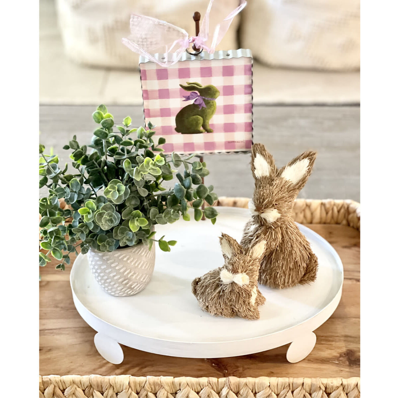 the round top collection gallery moss bunny charm