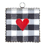 the round top collection checked love charm