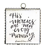the round top collection Lamentations 3:23 Charm