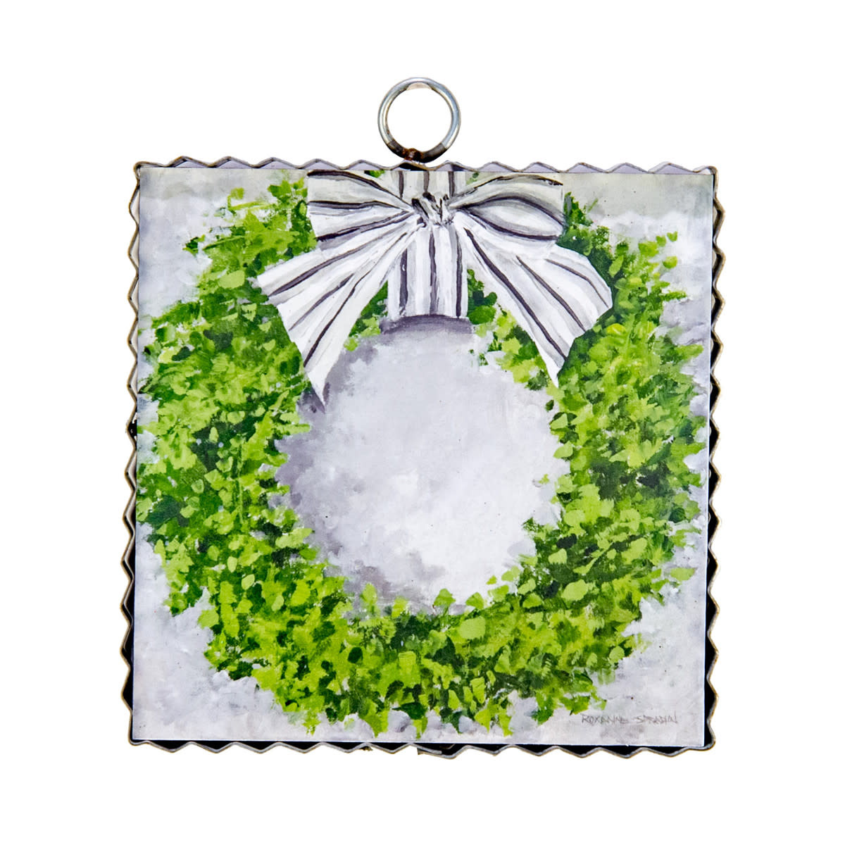the round top collection Boxwood Wreath Charm