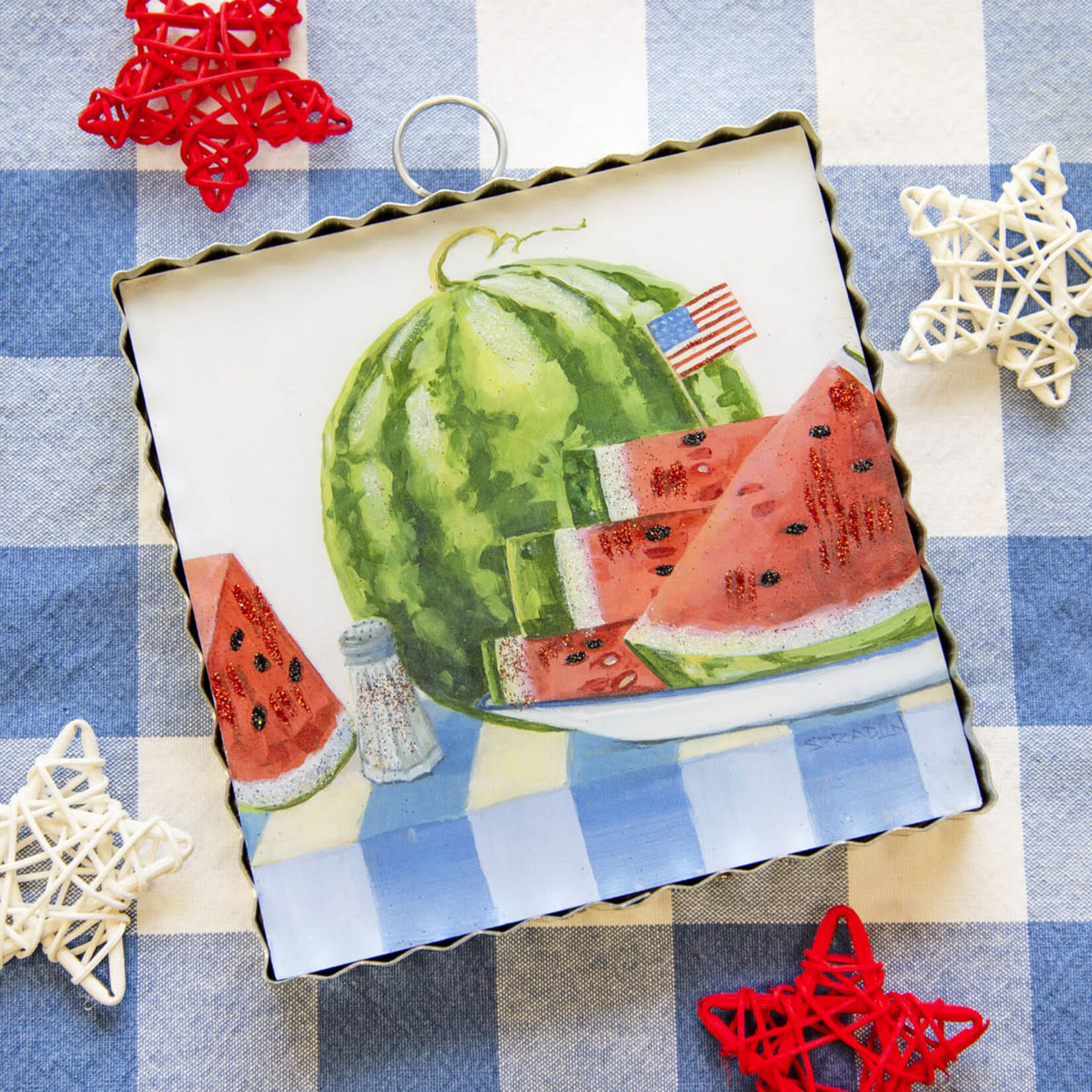 the round top collection watermelon charm
