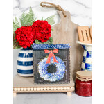 the round top collection all american wreath charm