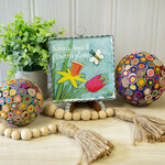 the round top collection bees & flowers charm