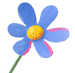 the round top collection Colorful Daisy Stake