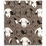 m. lynne designs gray dogs swedish dishcloth