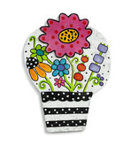 available at m. lynne designs Colorful Floral Door Hanger